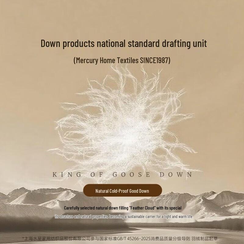 Mercury Home Textiles 90% White Duck Down Warm Winter Quilt