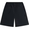 Li Ning Sports Fashion Series Solid Color Mid Waist Drawstring Comfortable Breathable Versatile Straight Leg Casual Shorts Men shorts Black AKSU597-4