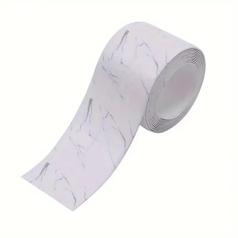 

1PC 5M/196.85in Professional Caulk Tape Decorative Countertop Shower Tile Sealer Self Adhesive Tape Kitchen