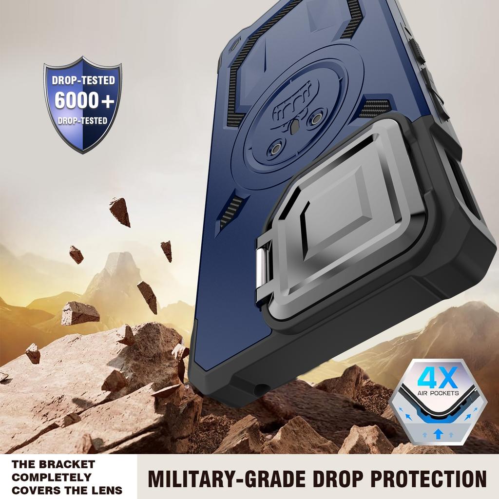 Funda para Teléfono Asus ROG Phone 9 Pro Soporte de Protección para Lente ROG Phone 8 9FE Armadura Funda Protectora Anticaídas