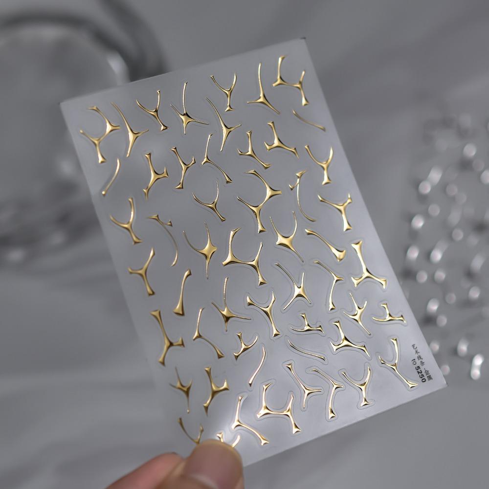Luxury Self Adhesive Nail Bronzing Spider DIY Manicure Decoration Nail Decals  Manicure DIY