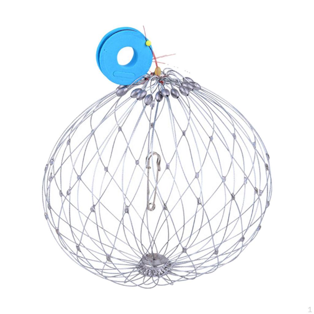 Fishing Crab Trap Net Automatic Open Closing Fish Cage