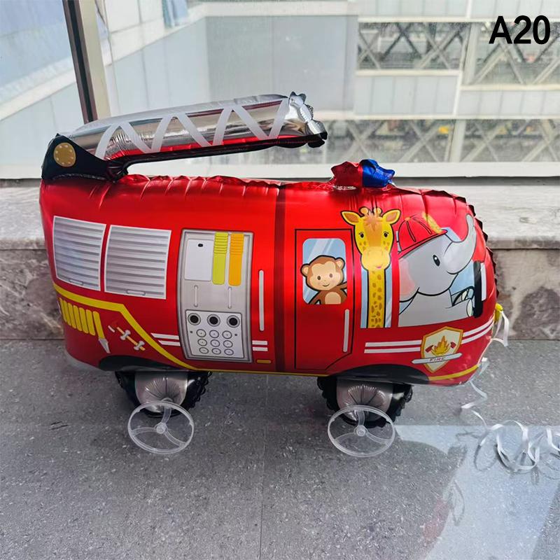 HUAHUA4D Alphabet Foil Balloon Elephant Design with Wheels for Kids' Parties and Baby ShowersHUAHUA