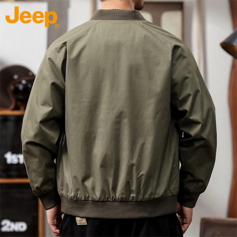 JEEP Men's Loose-fit Autumn/Winter Bomber Jacket