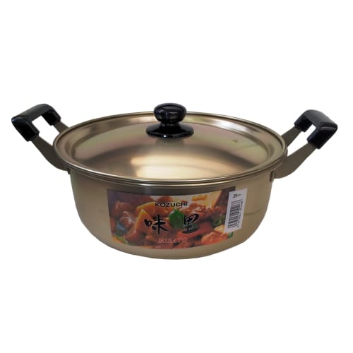 Maekawa Metal Large Pot (Ajiri Pot) Aluminum, 26cm, mk-mkku26