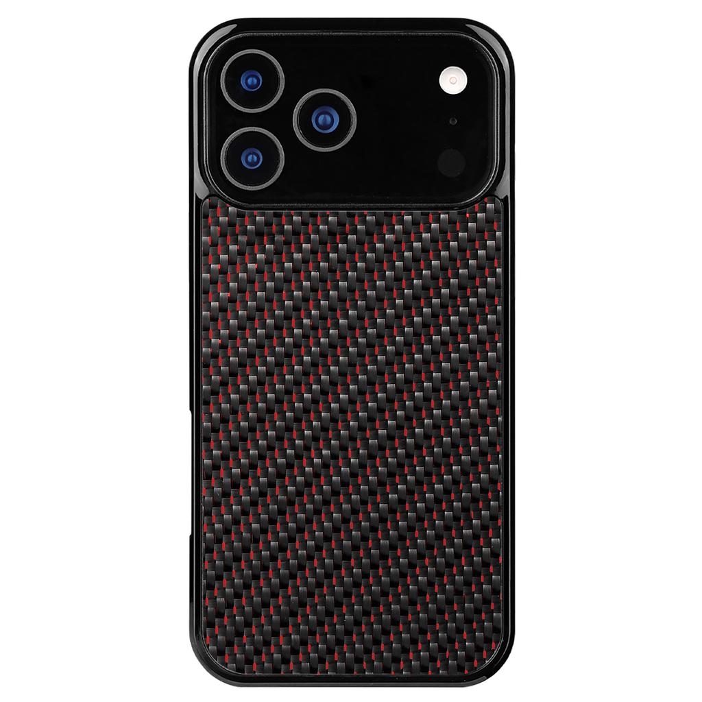 For iPhone 17 Pro Max Case Compatible with MagSafe Twill Texture Aramid Fiber TPU Shockproof Phone Cover