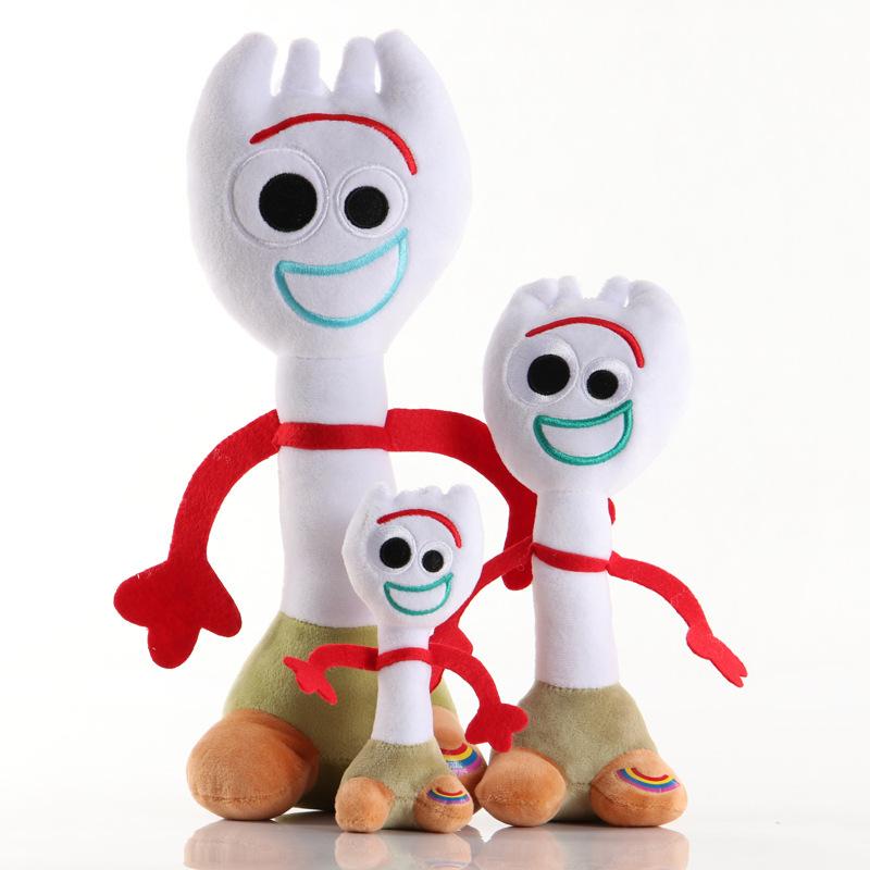 15/25/35cm Cartoon Toy Story 4 Anime Forky Stuffed Doll Kawaii Keychain Plush Toys Kids Christmas Party Gift