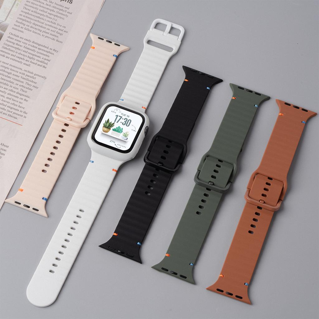 Silicone Case+Band For Apple Watch S11 10 42mm 46mm 44mm 40mm 45mm 41mm 38mm Bracelet Cover for iWatch 9 8 7 6 5 4 Ultra 3 49mm