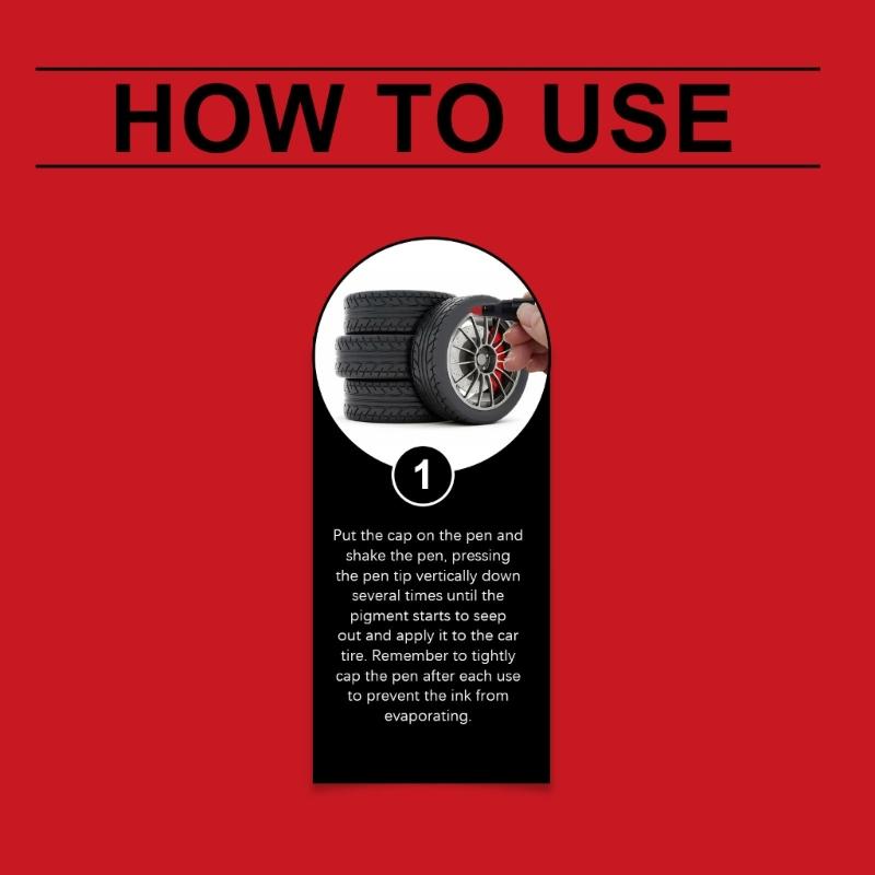 Abrasion Resistant Tire Paint Labeling Markers Tool Fade Proof Long Lasting High Coverage Markers For Bike Maintenance