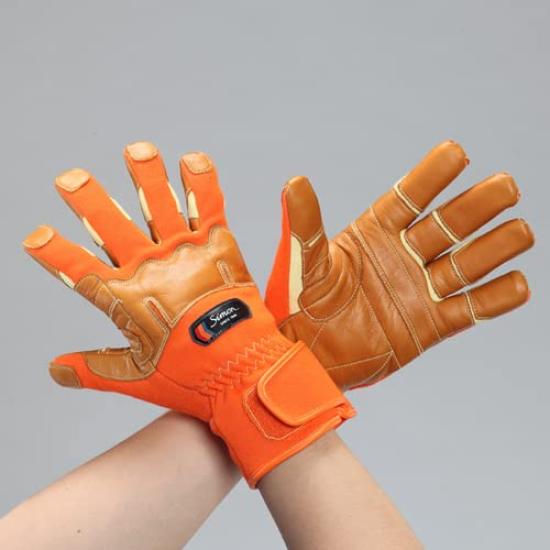 

L Gloves [Esco] (Less Skew/Heat-resistant/Fireproof/Waterproof/Orange) EA353CB-22 помаранчевий