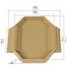 Turtle Water Bowl Anti-Slip Reptile Pool Dish 2-in-1 Stain-Resistant Turtle Bathing And Feeding Tub For Snake Gecko Tortoise