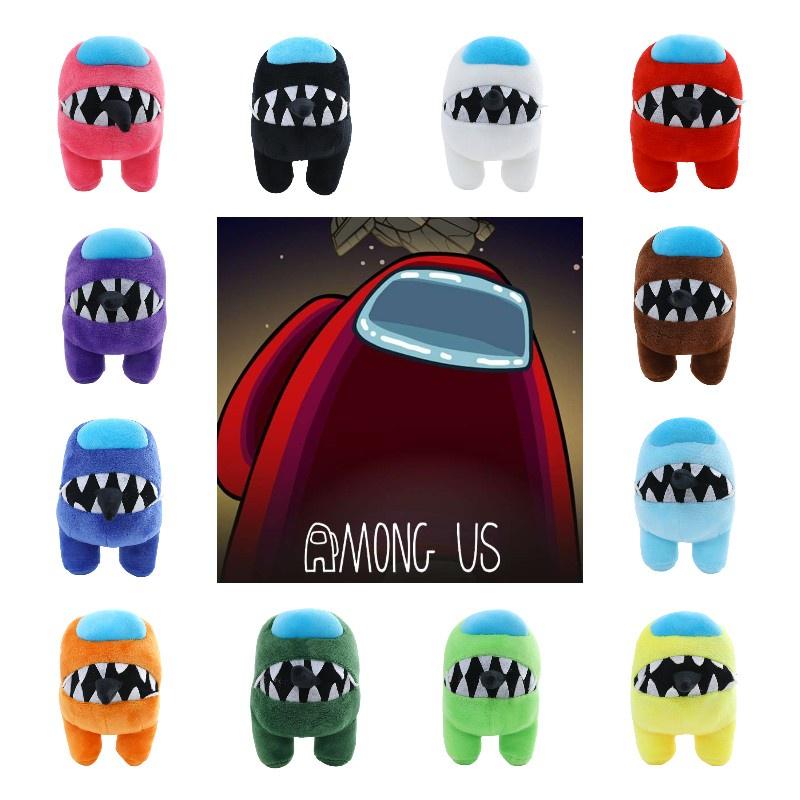 New Among Us Plush Toy Cartoon Wolf Plushie Soft Stuffed Animal Doll In-stock