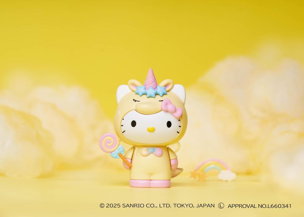 AGATSUMA (AGATSUMA) Assembled Pladoll Unicorn Party Hello Kitty (Ages 15 and Up) Sanrio