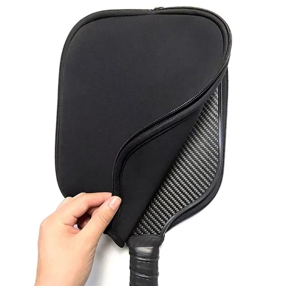 Neoprene Material Pickleball Racket Sleeve With Zipper Pickleball Racket Bag Portable Use