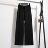 Dimanaf 2025 Autumn Plus Size Harlen Knitted Pants New Women Fashion Loose Vintage Wide-leg Pants