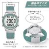 Hearkent Pedometer Step Hourly Large Digital Infinitely Adjustable Strap Women's Watch, Waterproof, Backlight, Count, Distance, Calories, Countdown,