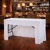 Spandex Table Cover 6FT Sign-In Table Cloth Waterproof Rectangular Table Skirts  Wedding Party