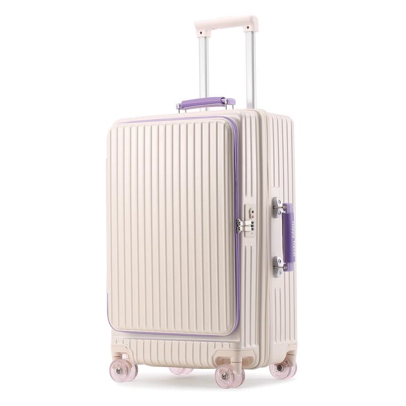 DCLOUD PC Side-Opening Carry-On Suitcase
