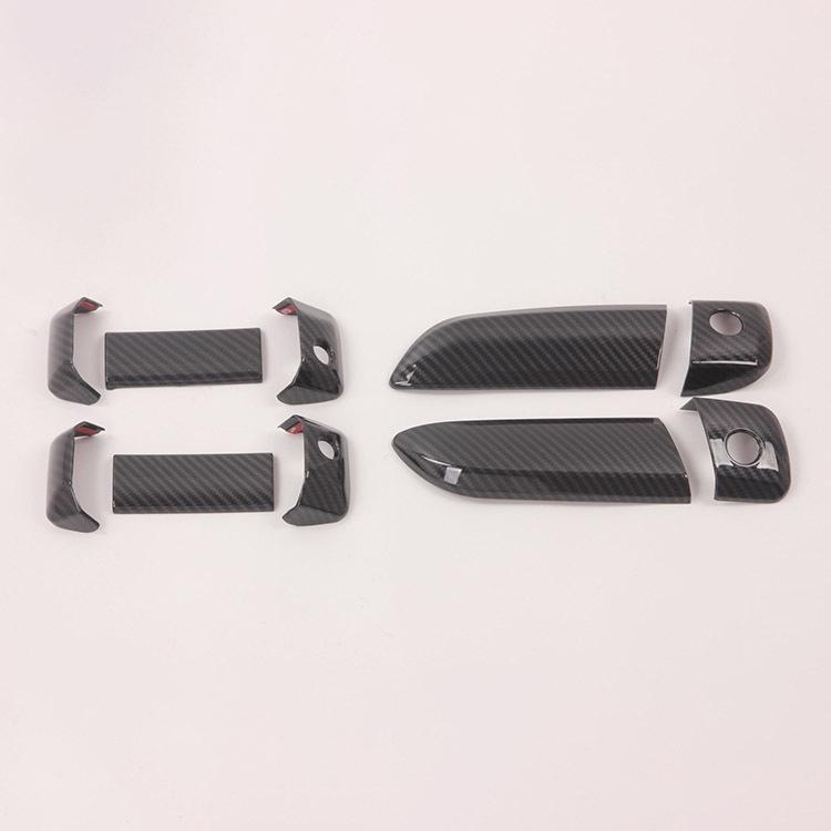 Compatible with 2005-2015 Hiace/HIACE-ABS: Carbon Hydrographic Pattern Door Handle Trim