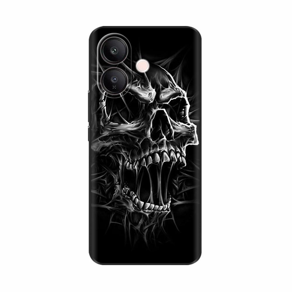 For Vivo V60 Lite 5G Phone Case Soft Matte Silicone Cover Capa For Vivo V60 Lite V60lite Funda Cartoon Back Cover Cute Pattern