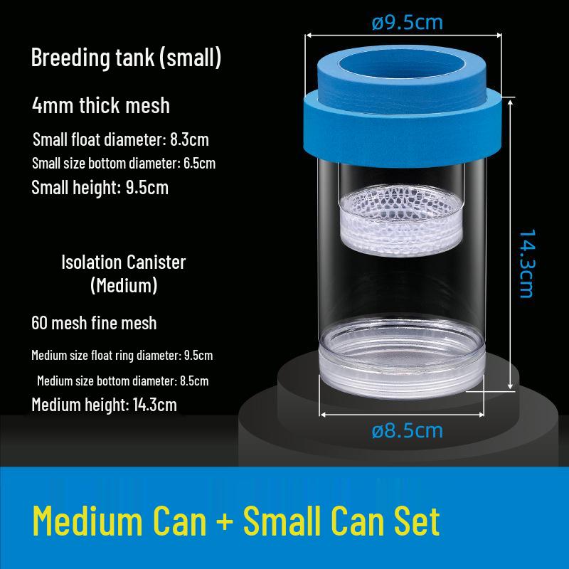 Guppy Breeding Box: Fish Isolation & Hatching Tank for Small Fish Fry & Mother Fish