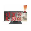 Temperature Humidity Display Mirror Projection Clock Rotatable Electronic Alarm Clock  Home Office