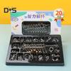 20/25/30/32/40Pcs/Set Metal Puzzle Ring Brain Teaser 3D Wire Puzzle Game Kids Adults Mind Logic IQ Test Educational Unlock Interlock Toy Toddlers