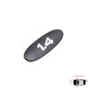 BSP574 Nero 1.4 Emblema Logo Monogramma per Renault Clio MK2 II BB CB Kangoo MK1 FC KC 7700422223