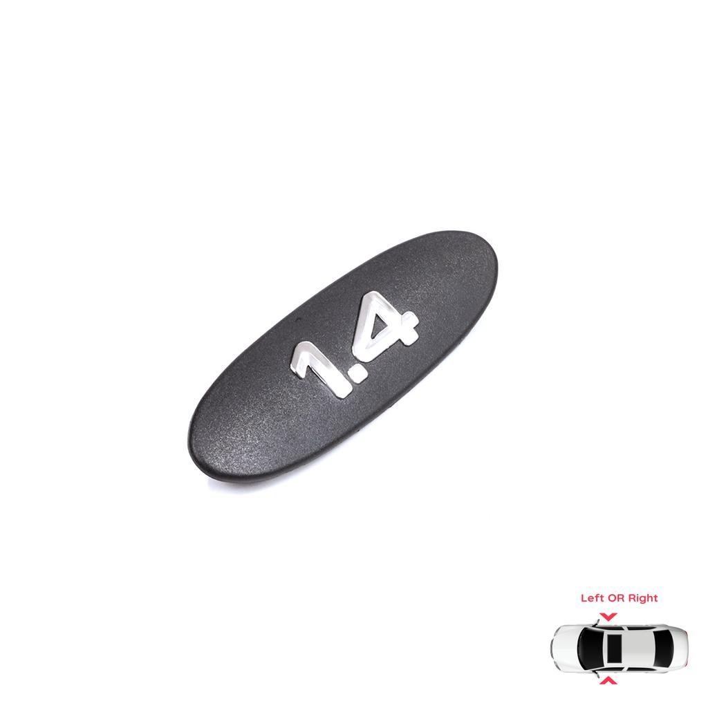 BSP574 Nero 1.4 Emblema Logo Monogramma per Renault Clio MK2 II BB CB Kangoo MK1 FC KC 7700422223