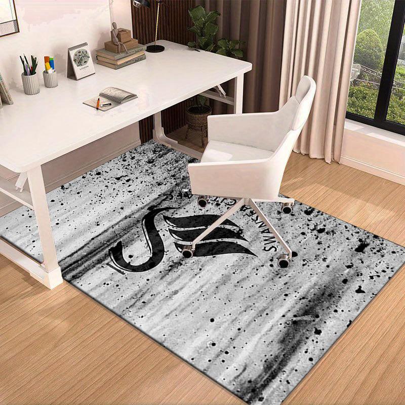 Football Club Emblem Printed Area Rug for Office, Chair Rug, Decorative Carpet Floor Mat, Large Size Fan gifts Christmas gifts