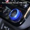 Aluminum Alloy Red Blue Black Interior Air Conditional Konb Ring Trim Cover For Hyundai Tucson NX4 2025 Accessories