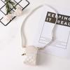 Backpack Shape PU Mini Coin Purse with Keychain PU Small Wallet  Headphone