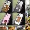 Süße Hochlandkuh Handyhülle Für Samsung Galaxy S25 Ultra S9 S10 S20 FE S21 S22 S23 Plus S24 Ultra Vollabdeckung