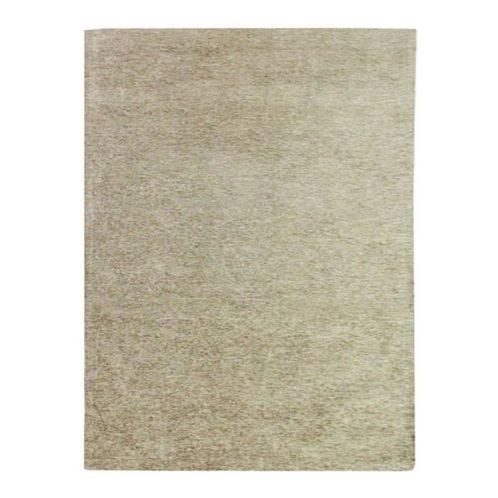 INTENSE - Tapis texturé vintage pour décoration intérieur salon ou chambre 190 x 290 cm Marron Sable