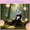 Panda Kostým Pro Dospělé Na Halloween Z Polyesterového Materiálu Perfektní Pro Cosplay A Večírky