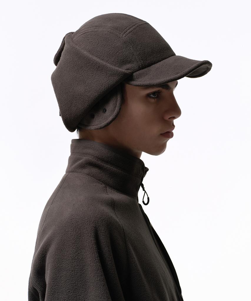 MUSINSA STANDARD [City Leisure] Polar Fleece Trooper Hat [Mud Grey]
