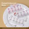 Non-Magnetic Nail Stand For Press On Nails Display Acrylic Nail Tips Practice Holder Reusable Nail Stand For Beginners Diy Salon