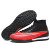 New Autumn High Top Lightweight Adult Football Shoes Supportive Shock-absorbing Sports Shoes Comfortable Track Field Spikes