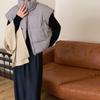 Cotton Vest Women's Autumn and Winter New Loose Short Stand-up Collar Down Cotton Vest Vest Vest Trendy