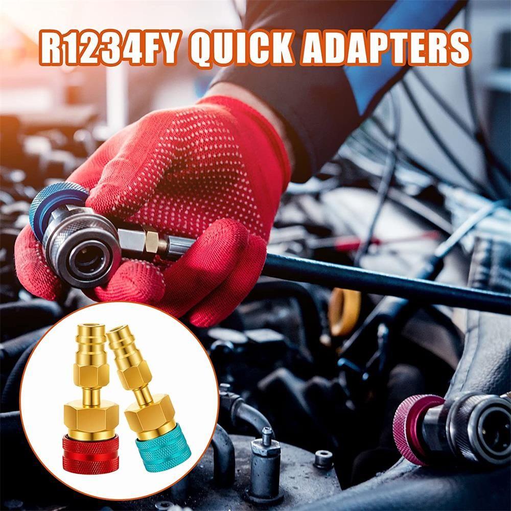 

Quick Fitting Connector Kit R1234YF Quick Couplers Kit Quick Couplers Kit Quick Coupler Adapter