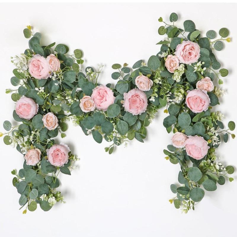 

Имитация звездного неба ПионРотангИскусственные зеленые растенияДом ВитринаСвадебное украшение Подвесные лозы 1pc розовый