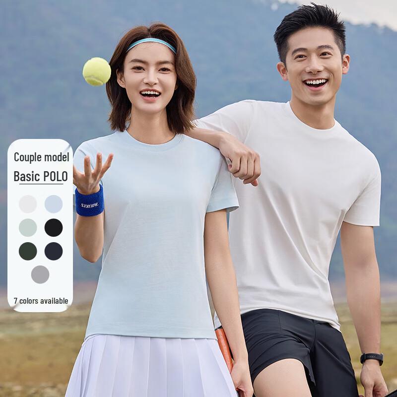 Fengxun Couple s Loose Fit Heavyweight Short-Sleeve T-Shirt S