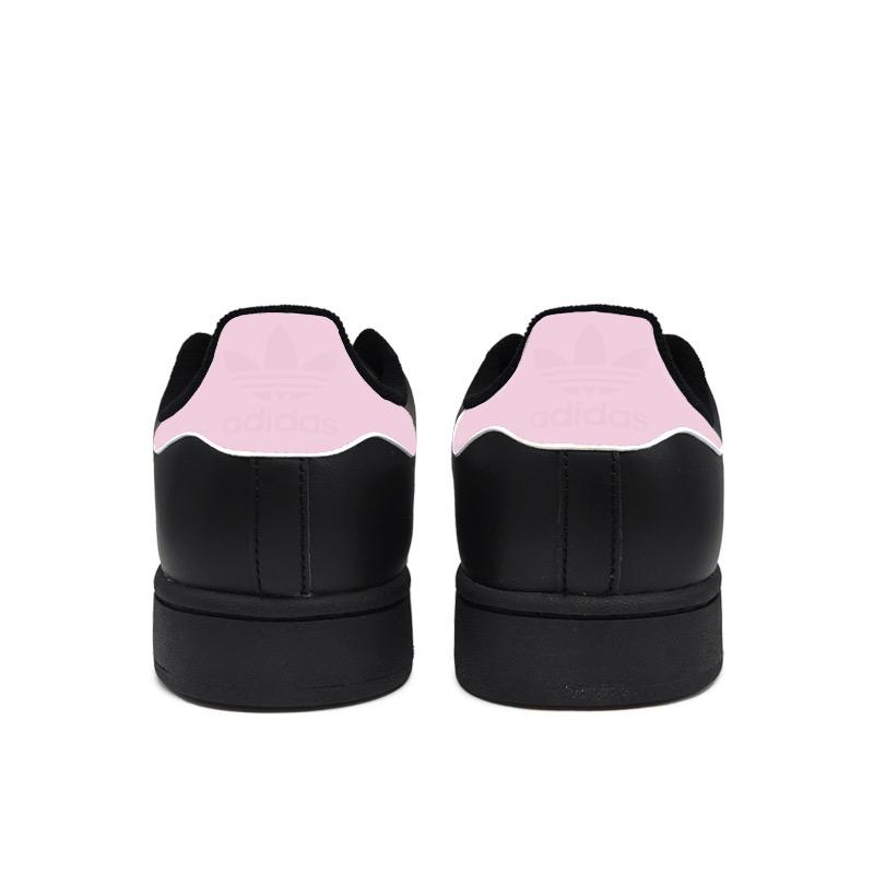 adidas Originals SUPERSTAR Skateboard Shoes Women's Low Top Black Pink EG4959(Team598-)