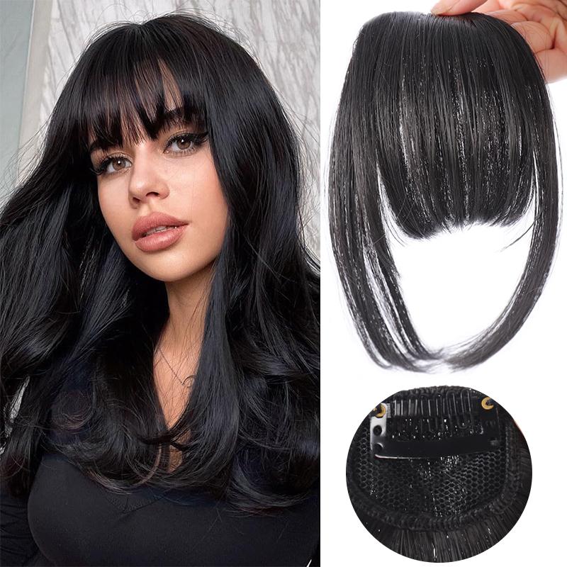 Sideburns Air Bangs Wigs Women's Synthetic Wigs Invisible and Traceless Easy To Wear Natural and Suitable for Any Occasion