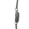 Les Trésors De Lily [N0718] - Collier créateur 'Carmen' noir (plumes)
