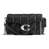 Tabby 18 Simple Silver Logo Chain Detachable Wristband Nappa Leather Handbag Shoulder Bag Small Women's Black