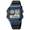 Coque Transparente Sensation Glace Sports d'Extérieur Étudiant Montre Électronique Étanche Multifonction Montre Mode Hommes et Femmes