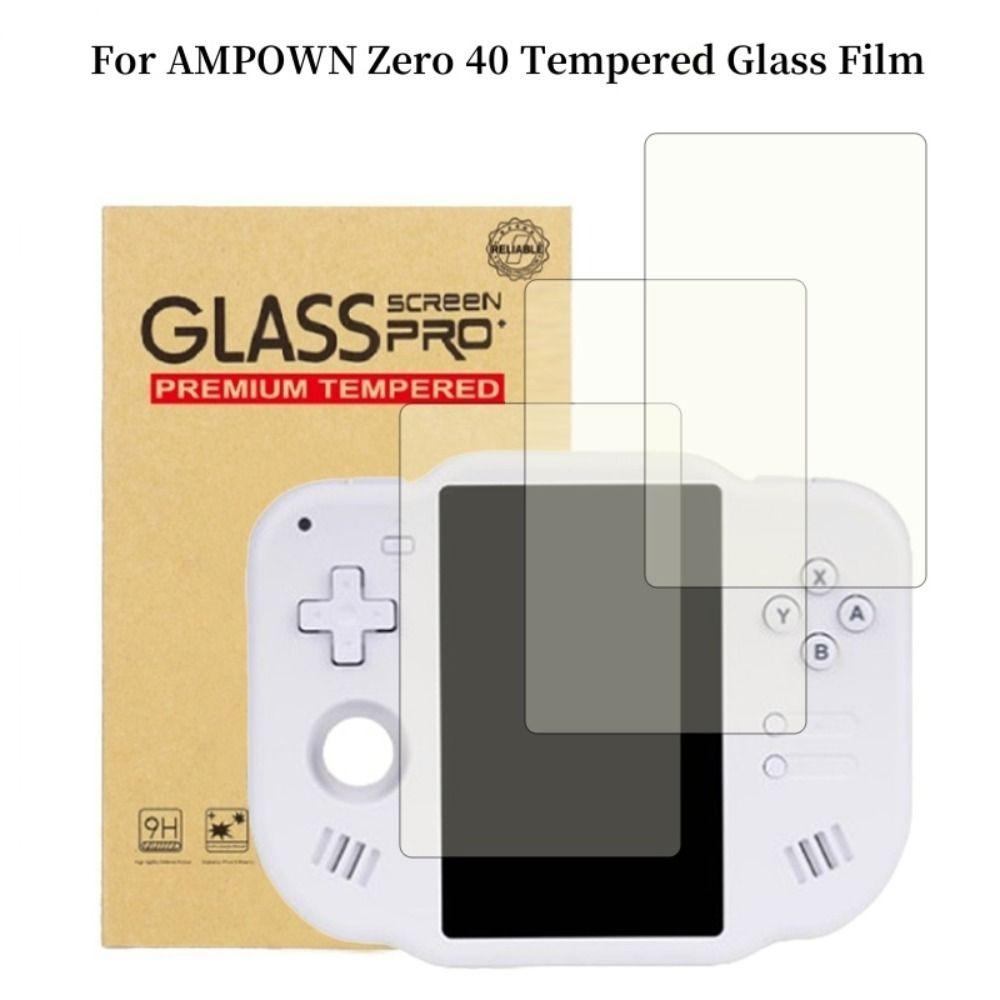 9H Tempered Glass Anti Scratch Protective Film New Screen Protector for AMPOWN Zero 40 Game Console