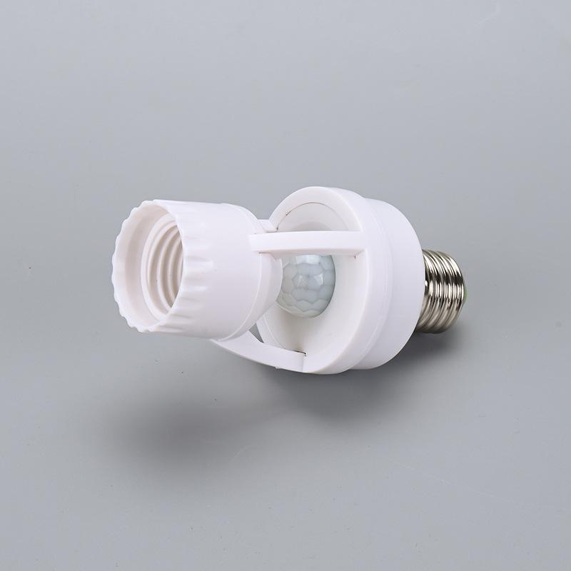 E27 Infrared Motion Sensor Light Bulb Holder with Delay Timer
