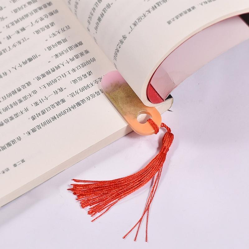 Bookmark Resin Mold,Bookmark Mold Kit with 12pcs Bookmark Tassels Bulk Silicone Bookmark Mold for Epoxy Resin Casting